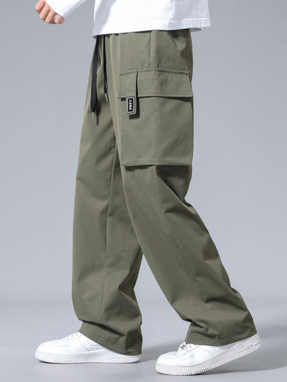 Adjustable Waist Cargo Trousers