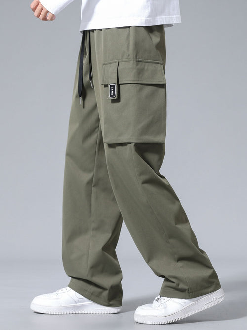 Adjustable Waist Cargo Trousers