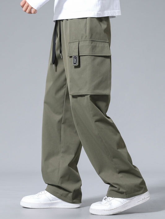 Adjustable Waist Cargo Trousers