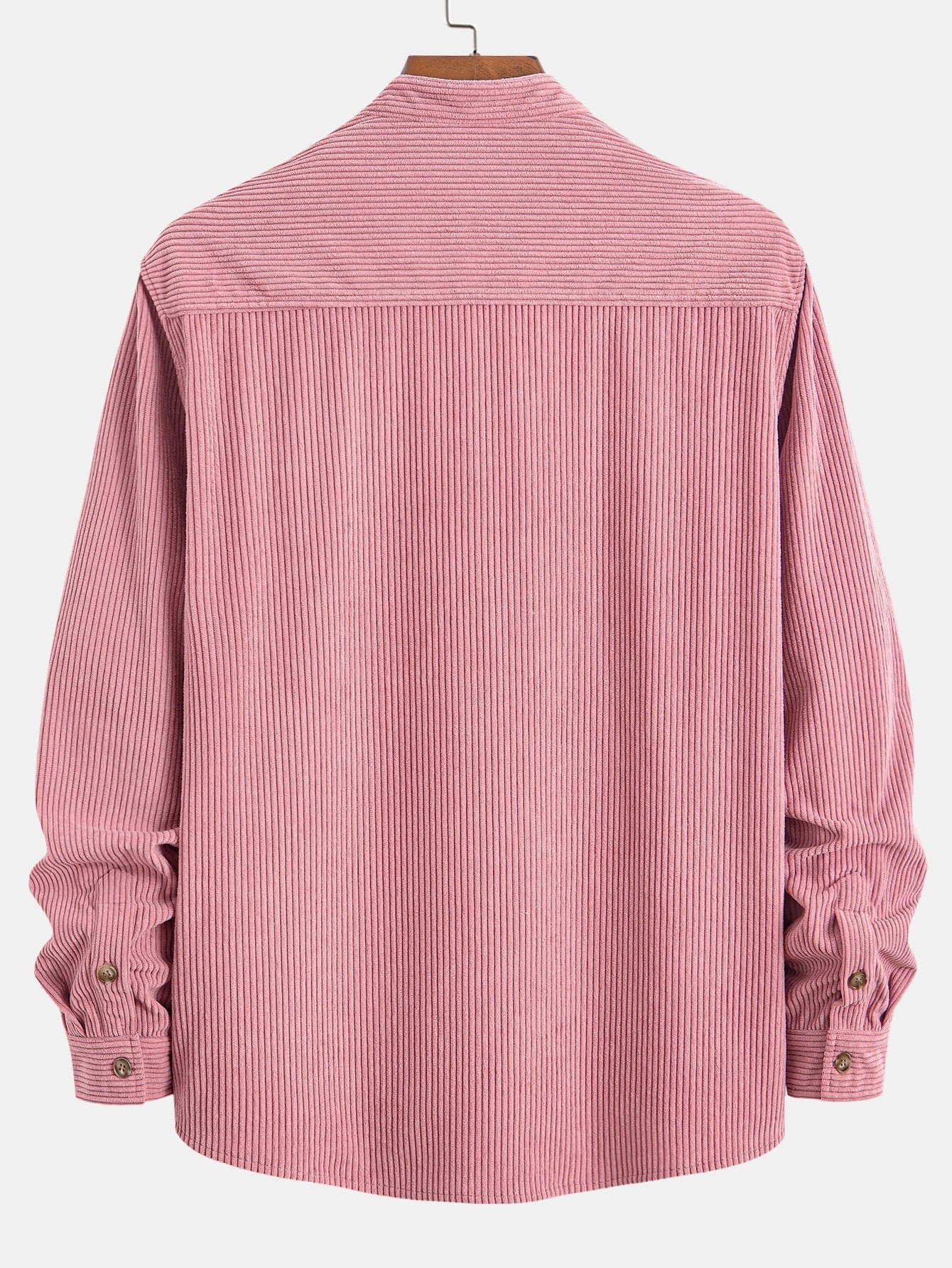 Stand Collar Corduroy Shirt