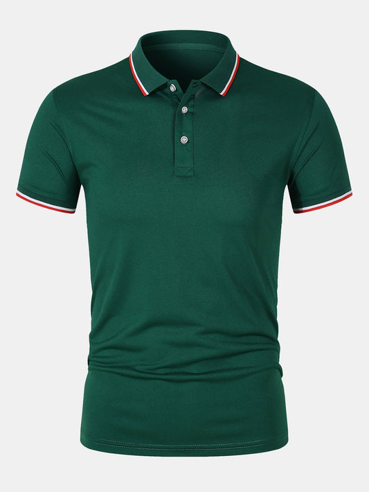 Breathable Mesh Polo Tee