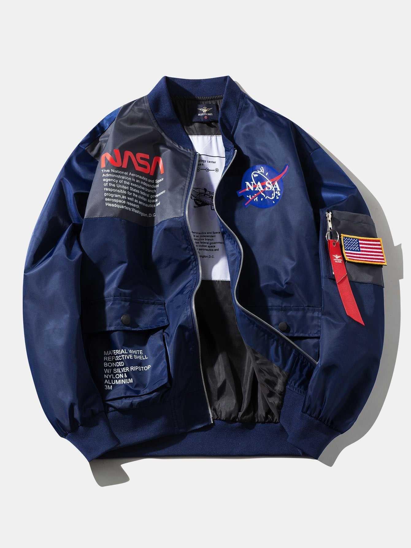 Extra-Large NASA Graphic Bomber Jacket