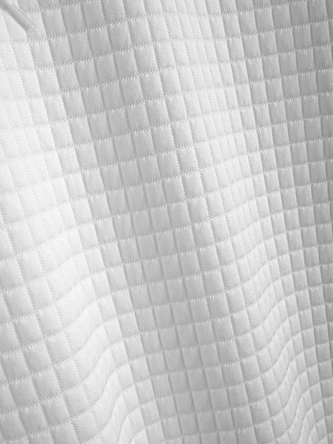 Waffle Knit Hooded T-Shirt with Arc Hem