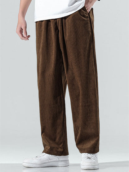 Classic Straight-Leg Corduroy Trousers