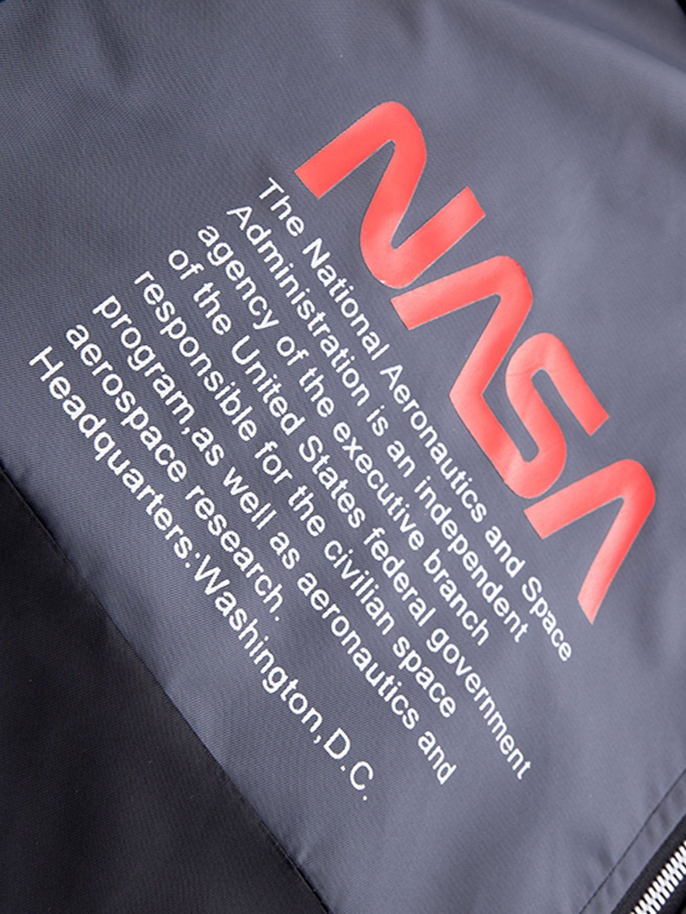 Extra-Large NASA Graphic Bomber Jacket