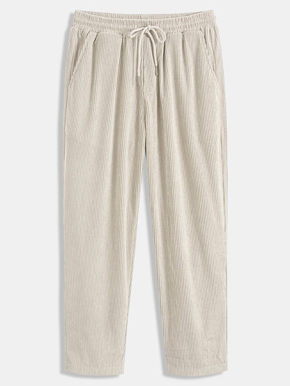 Classic Straight-Leg Corduroy Trousers