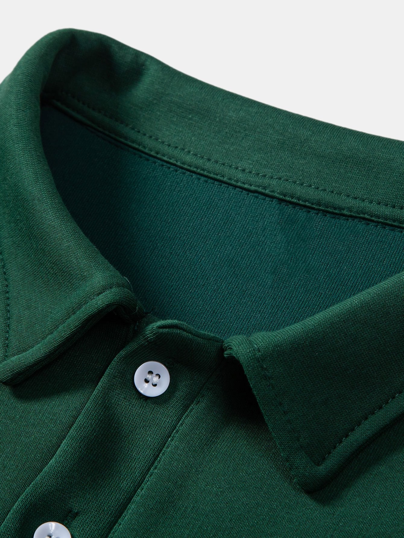 Comfortable Relaxed Fit Polo Neck Sweatshirt