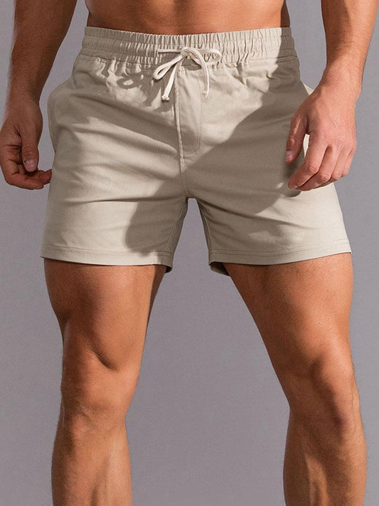 3-Inch Cotton Drawstring Shorts