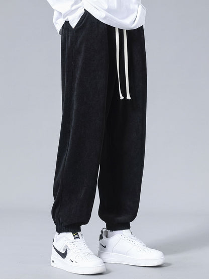 Velvety Corduroy Sweatpants
