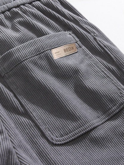 Classic Straight-Leg Corduroy Trousers