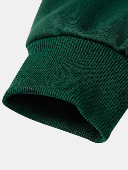 Comfortable Relaxed Fit Polo Neck Sweatshirt