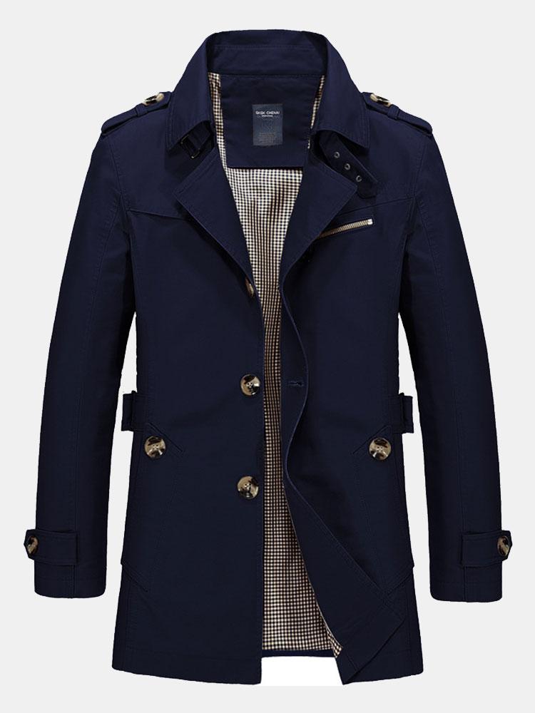 Extended Length Chino Coat