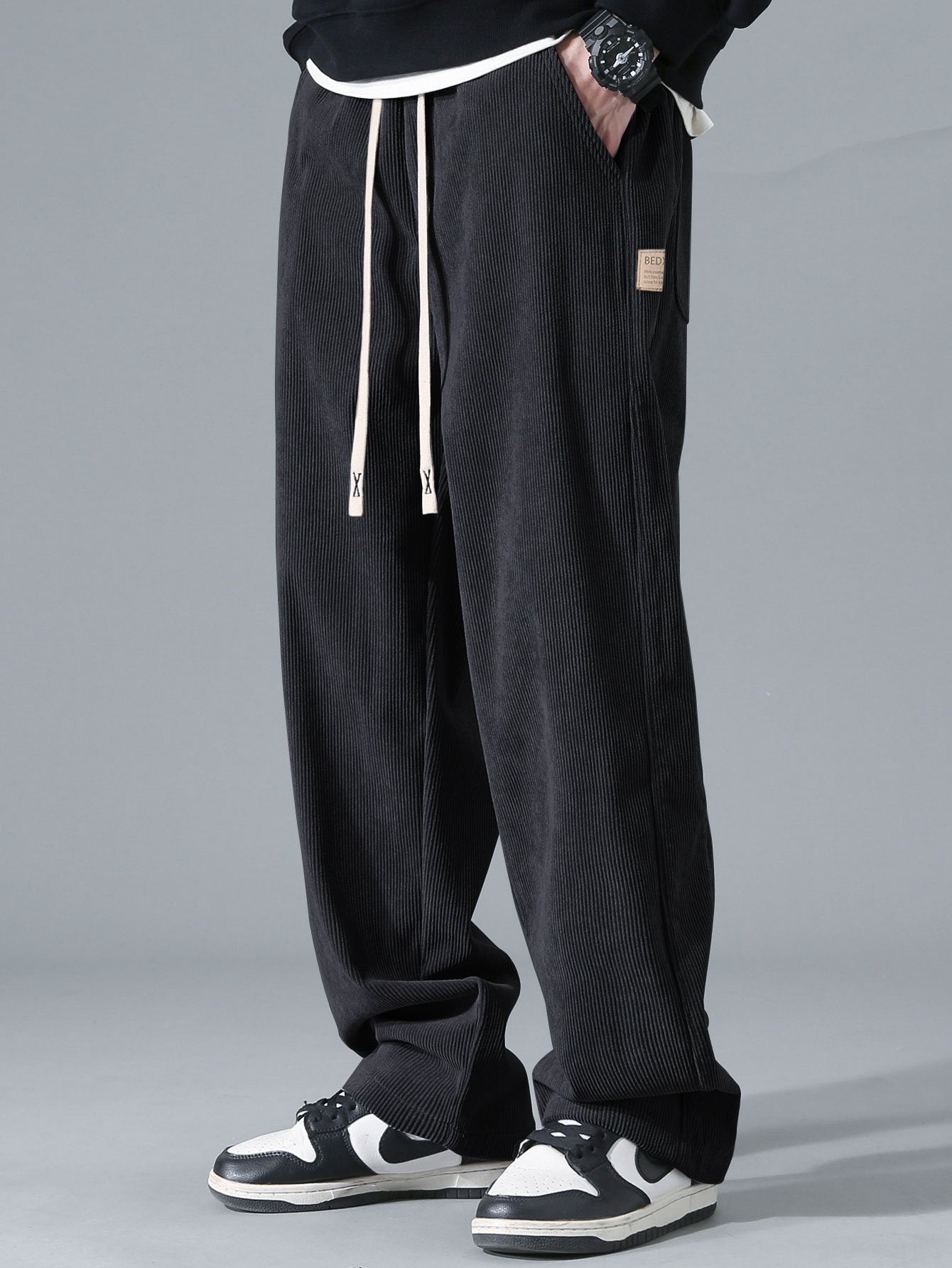 Classic Straight Leg Corduroy Trousers