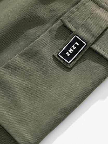 Adjustable Waist Cargo Trousers