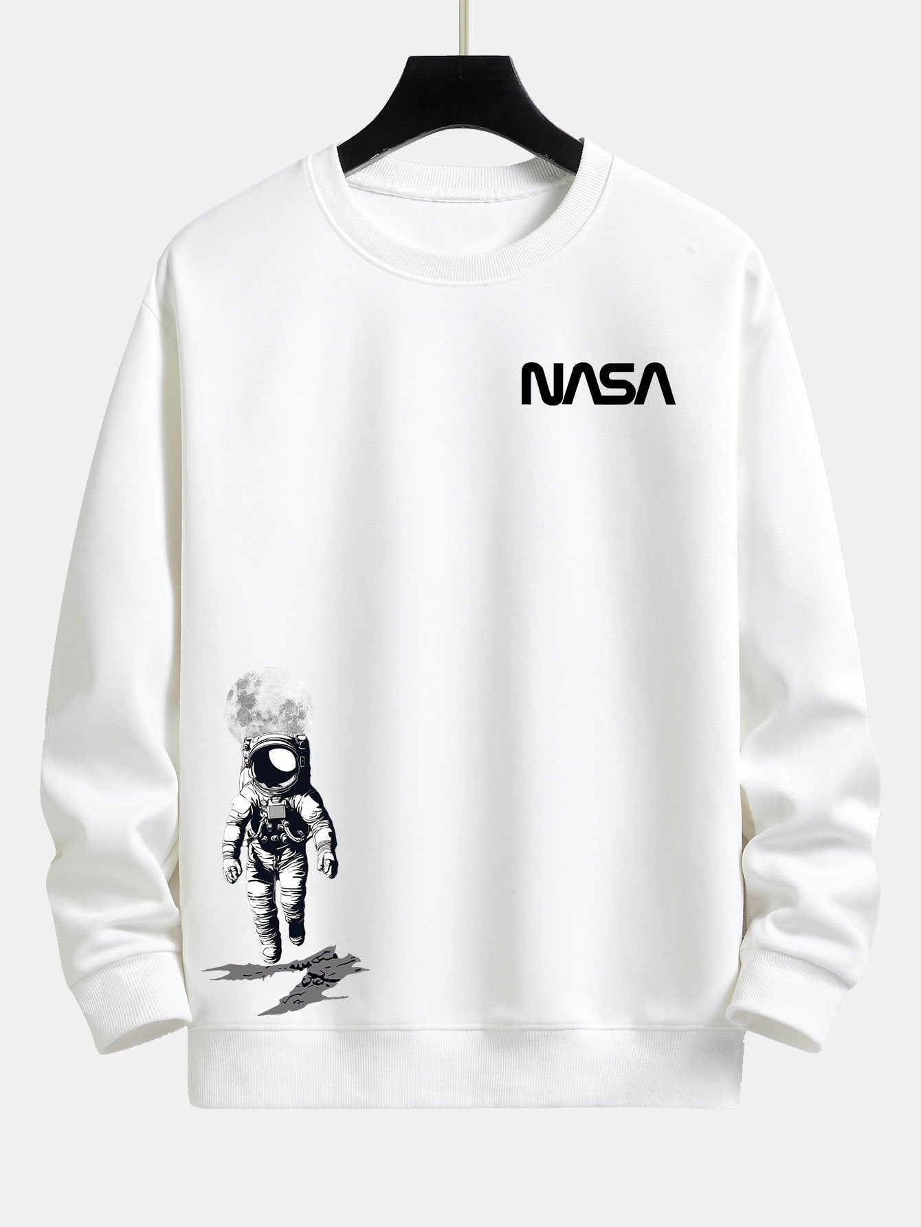 Relaxed Fit Sweatshirt Featuring NASA Astronaut Design